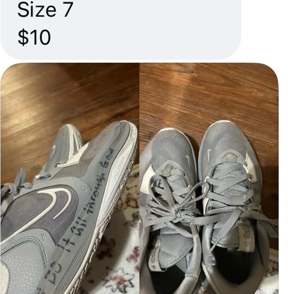 Nike Sneakers in Gray and White